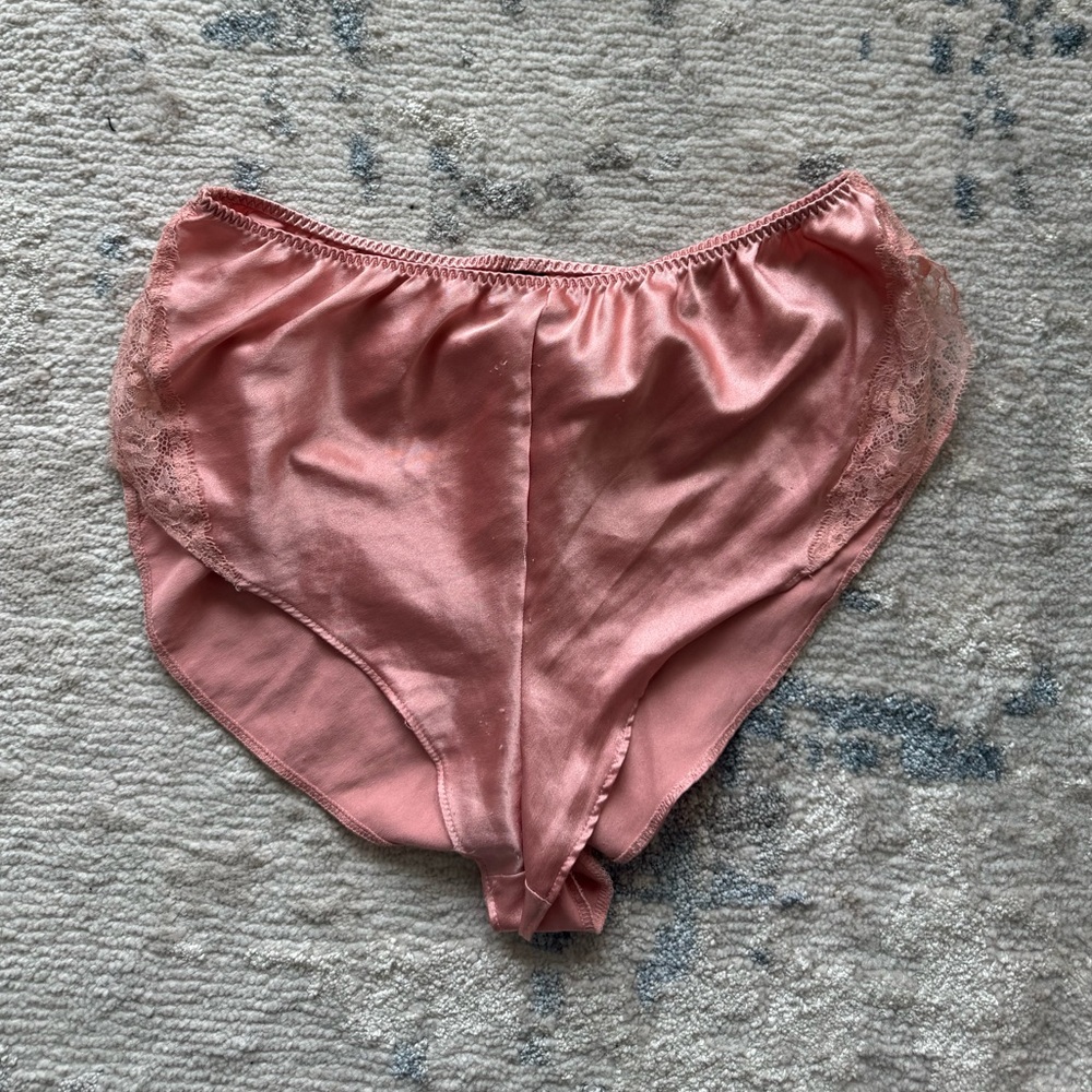 Victoria Secret satin pink pj shorts size small